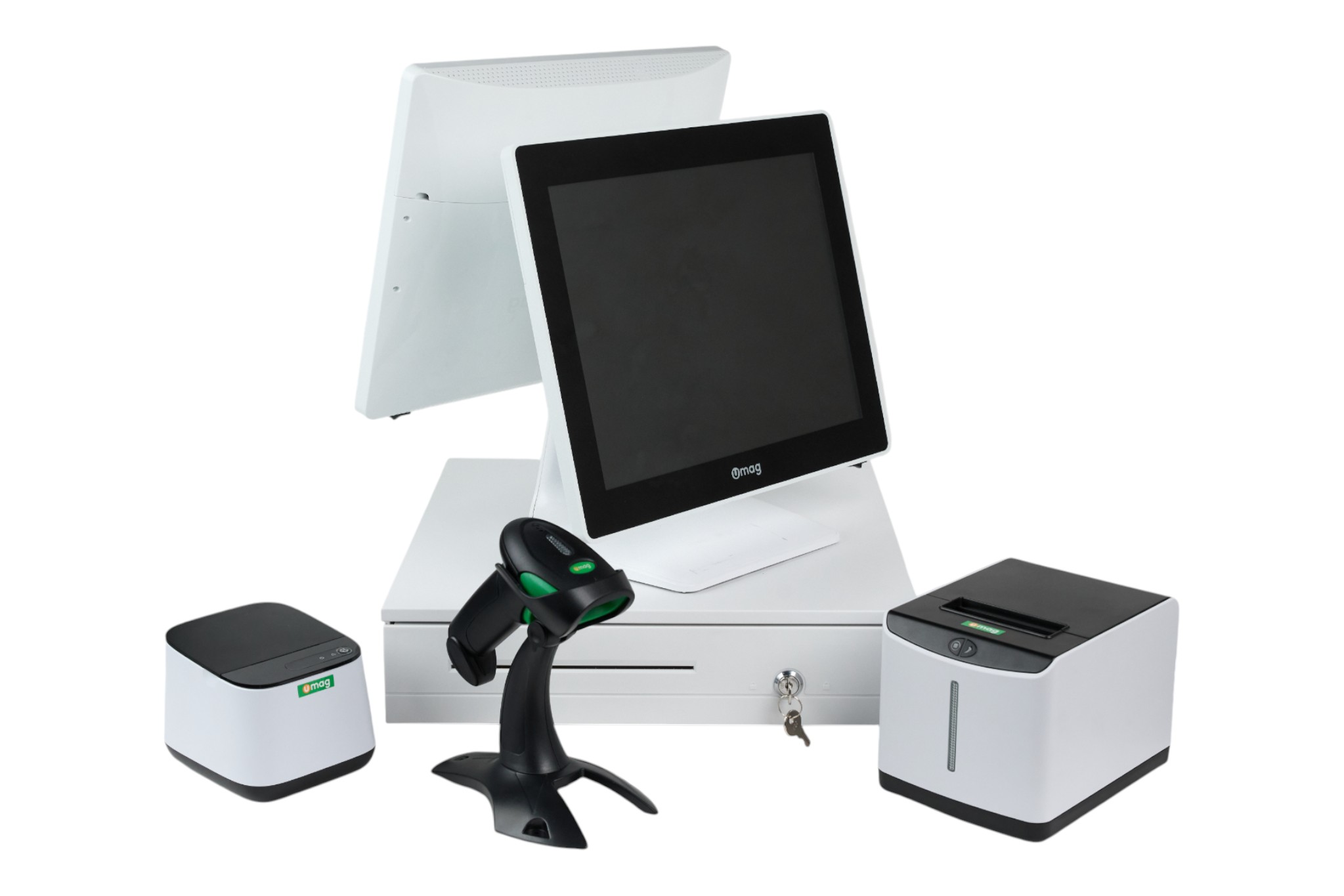 комплект 5 2 х  экранный белый